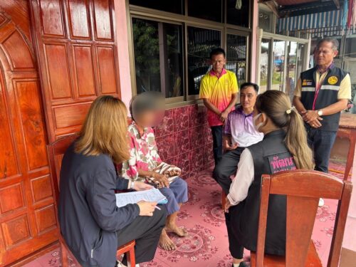 พม. อุบลราชธานี ลงพื้นที่เยี่ยมบ้านคนพิการที่ประสบปัญหาทางสังคม ร่วมกับองค์การบริหารส่วนตำบลโนนรัง และผู้นำชุมชน วันที่ 25 กันยายน 2567