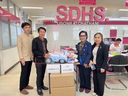 พม.จังหวัดอุบลราชธานี สนับสนุนสื่อพัฒนาการและอาหารเสริม ให้แก่สถานรับเลี้ยงเด็กเอกชน ในพื้นที่จังหวัดอุบลราชธานี วันที่ 23 – 27 ธันวาคม 2567