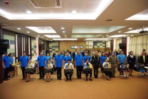 พม.อุบลราชธานี จัดพิธีมอบสิ่งของพระราชทานให้แก่นักเรียนทุนพระราชทานเพื่อการศึกษาสงเคราะห์ต่อเนื่อง มูลนิธิราชประชานุเคราะห์ ในพระบรมราชูปถัมภ์ จำนวน 44 คน วันที่ 18 กุมภาพันธ์ 2568