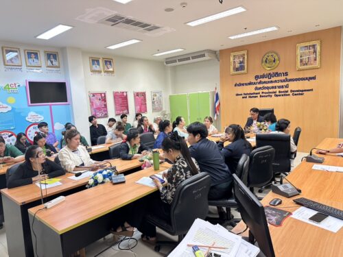 พม.อุบลราชธานี เข้าร่วมประชุมคณะทำงานการประเมินคุณธรรมและความโปร่งใส ITA จังหวัดอุบลราชธานี ประจำปีงบประมาณ พ.ศ. 2568   วันที่ 23 เมษายน 2568