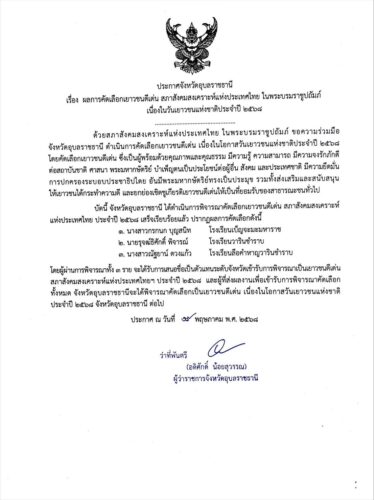 ผลการคัดเลือกเยาวชนดีเด่น สภาสังคมสงเคราะห์แห่งประเทศไทย ในพระบรมราชูปถัมภ์ เนื่องในวันเยาวชนแห่งชาติประจำปี 2568