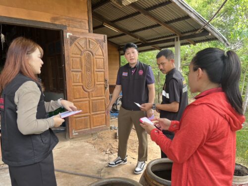 พม.อุบลราชธานี ลงพื้นที่เยี่ยมบ้านเพื่อสอบข้อเท็จจริงและหาแนวทางในการให้ความช่วยเหลือครอบครัวคนพิการกรณี คนพิการสองพ่อลูก พิการทางการเคลื่อนไหวหรือร่างกาย ไม่มีผู้ดูแล ไม่สามารถประกอบอาชีพได้ เหลือตนเองได้เล็กน้อย บ้านที่พักอาศัยไม่ถูกสุขอนามัย วันที่ 21 พฤษภาคม 2568