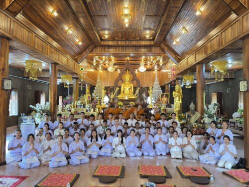 พม.อุบลราชธานี เข้าร่วมโครงการเสริมสร้างองค์ความรู้ด้วยหลักธรรมทางพระพุทธศาสนาเพื่อเพิ่มประสิทธิภาพบุคลากรจังหวัดอุบลราชธานี ประจำปีงบประมาณ พ.ศ.2568 รุ่นที่ 1 วันที่ 15-16 พฤษภาคม 2568