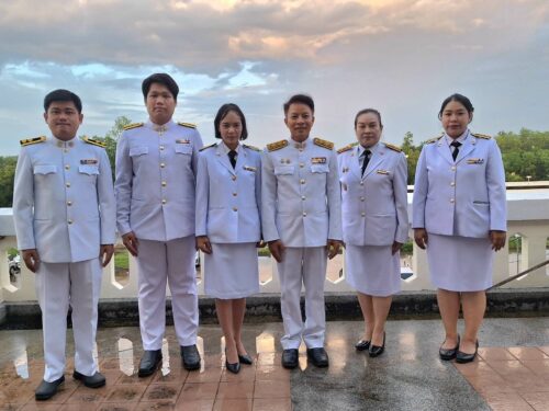 พม.อุบลราชธานี เข้าร่วมพิธีถวายเครื่องราชสักการะและวางพานพุ่ม และพิธีจุดเทียนถวายพระพรชัยมงคล วันที่ 28 กรกฎาคม 2568
