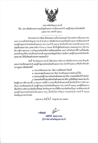จังหวัดอุบลราชธานี โดย สำนักงานพัฒนาสังคมและความมั่นคงของมนุษย์จังหวัดอุบลราชธานี ได้ดำเนินการคัดเลือกสรรหาและเชิดชูเด็กและเยาวชนดีเด่นแห่งชาติ และผู้ทำคุณประโยชน์ต่อเด็กและเยาวชนประจำปี 2568 เมื่อวันวันที่ 18 กรกฎาคม 2568 ปรากฎผล ตามประกาศจังหวัดอุบลราชธานี ดังต่อไปนี้