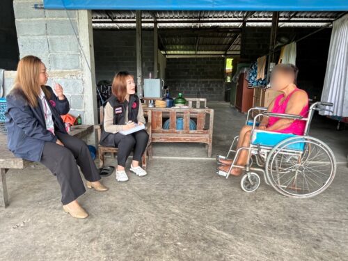 พม.อุบลราชธานี ลงพื้นที่ติดตามผลการปฎิบัติงานของผู้ช่วยคนพิการ ประจำปี 2568 วันที่ 27 สิงหาคม 2568